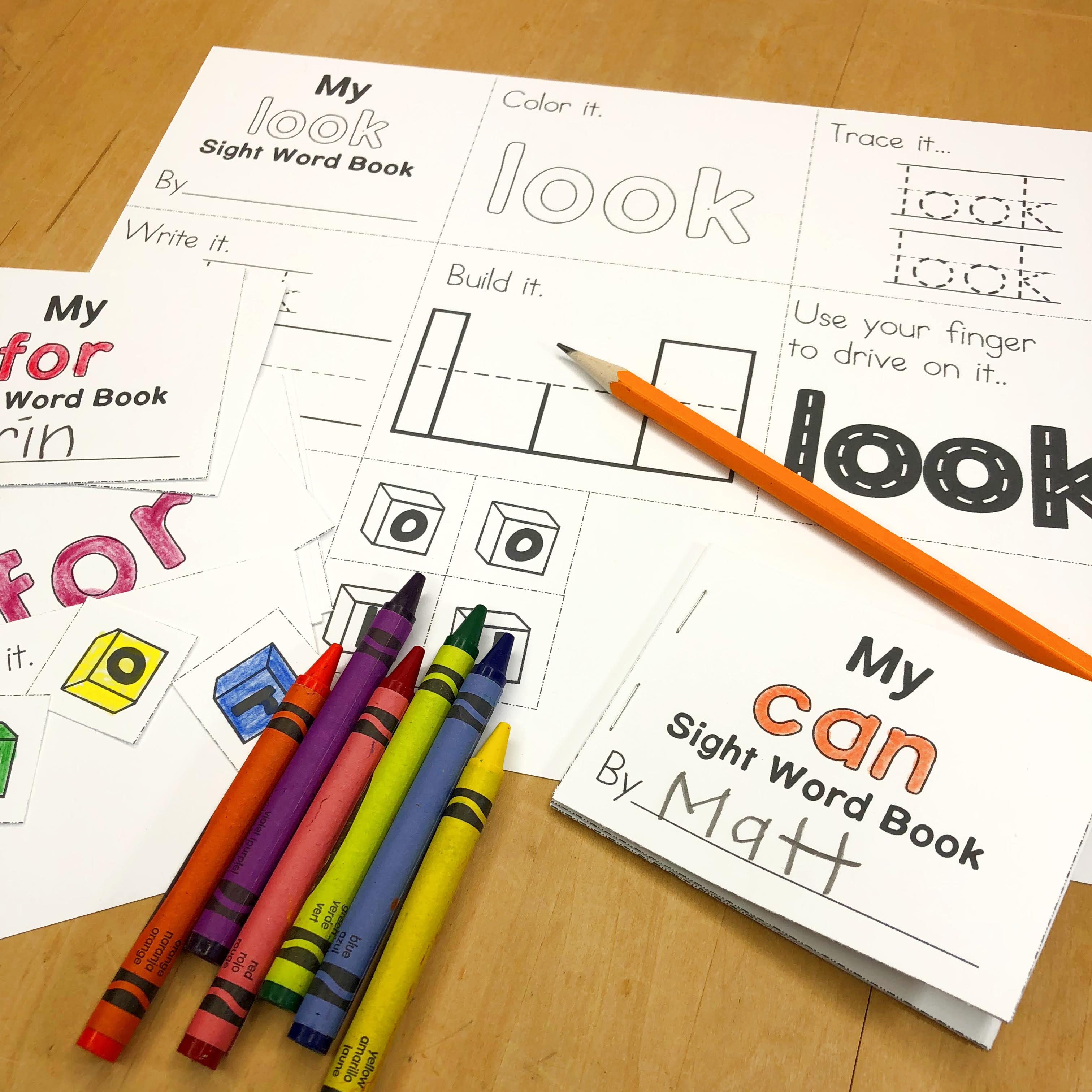 Dolch Sight Word Readers - Read & Trace Mini-Books – Proud to be Primary