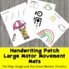 Handwriting Large Motor Movement Mats